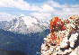 Marmeldov lyejnky na skle v pedu a ledovec na Marmolad v pozad